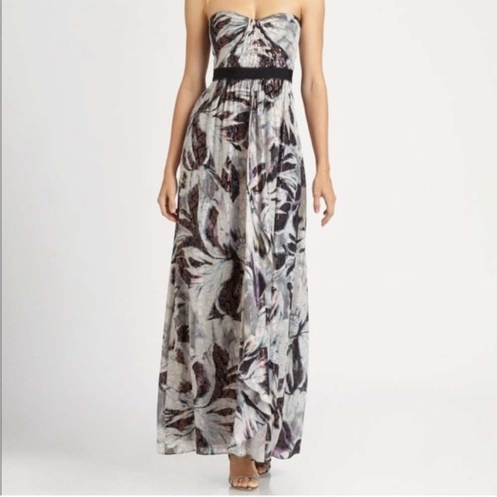 BCBGMaxazria Strapless Gown